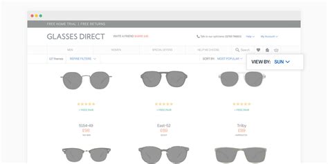 glasses direct login.